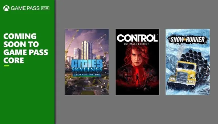 Mais Jogos Chegando ao Game Pass Core em 21 de Agosto